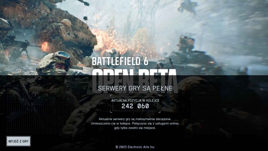 242 060 graczy w kolejce! Battlefield 6: Open Beta z gigantycznym oblężeniem. EA nie przewidziało takiego szturmu